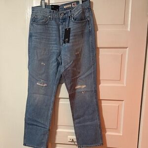 Women's Classic Blue Straight Leg Jeans